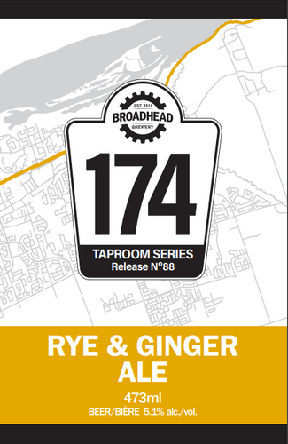 RYE AND GINGER ALE - 473mL