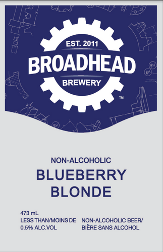 NON-ALCOHOLIC BLUEBERRY - BLONDE - 473mL