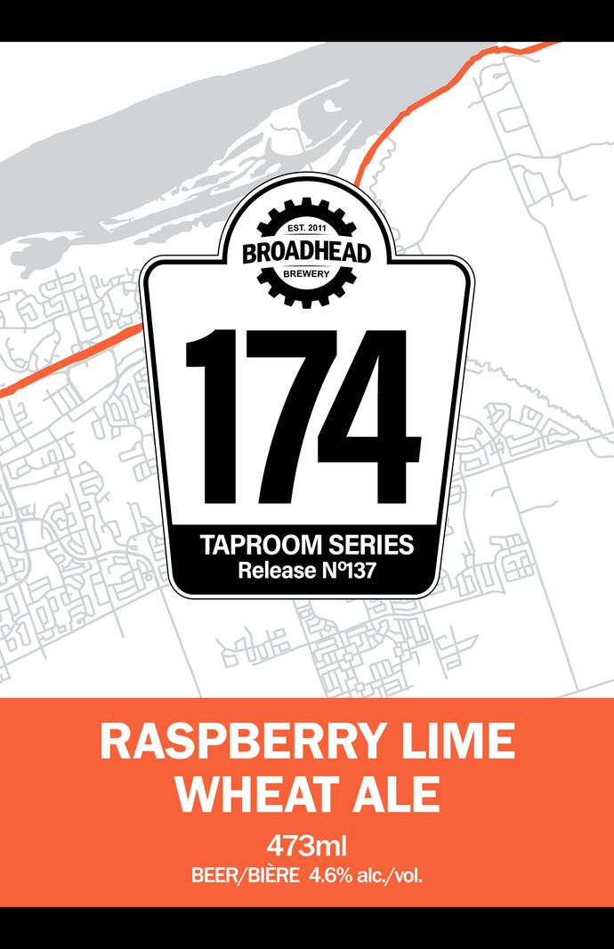 RASPBERRY WHEAT LIME ALE - 473mL