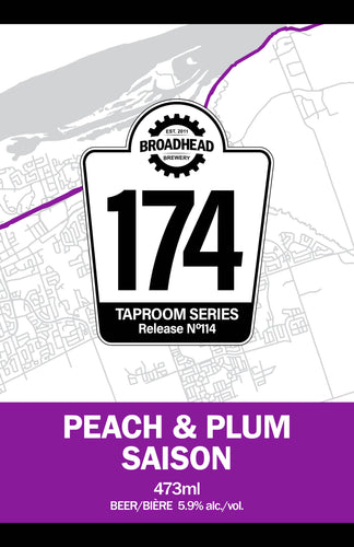 PEACH & PLUM SAISON - 473mL